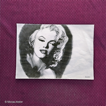 Marilyn Monroe Zeichnung
